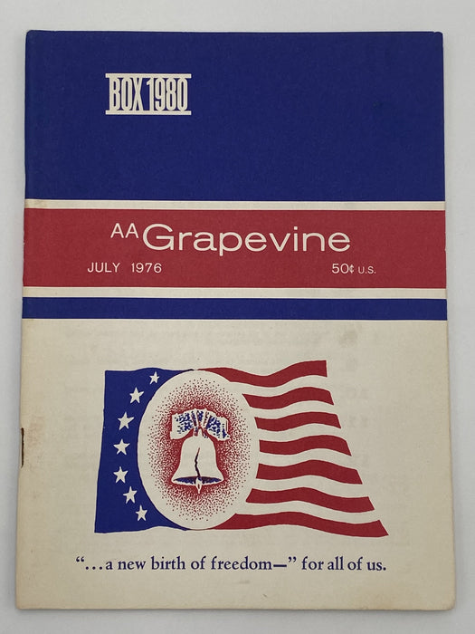 AA Grapevine - Washingtonians - July 1976 Recovery Collectibles