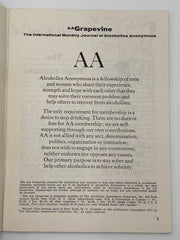AA Grapevine - What Kind of Drunk Were You - June 1971 Recovery Collectibles