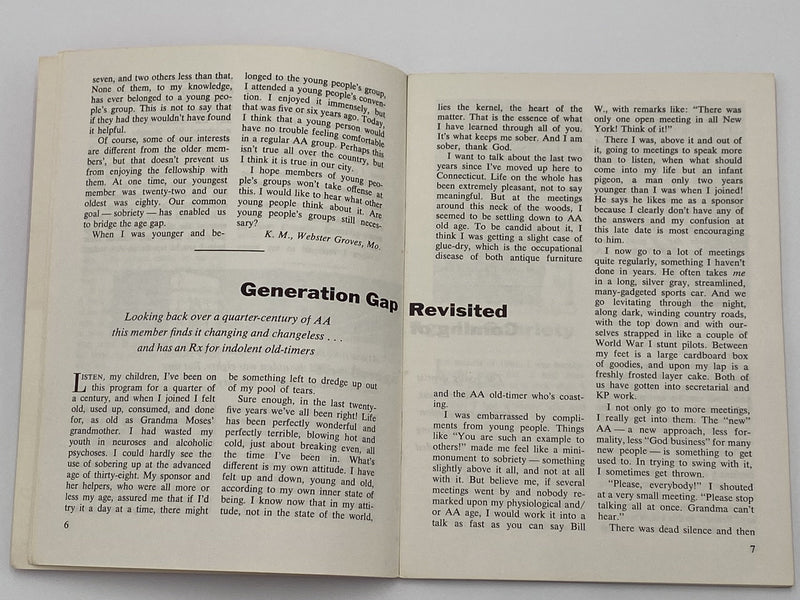 AA Grapevine - Young Winners - February 1969 Recovery Collectibles