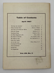 AA Grapevine April 1967 Recovery Collectibles