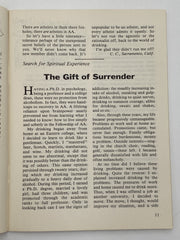 AA Grapevine April 1978 - Search for Spiritual Experience Recovery Collectibles
