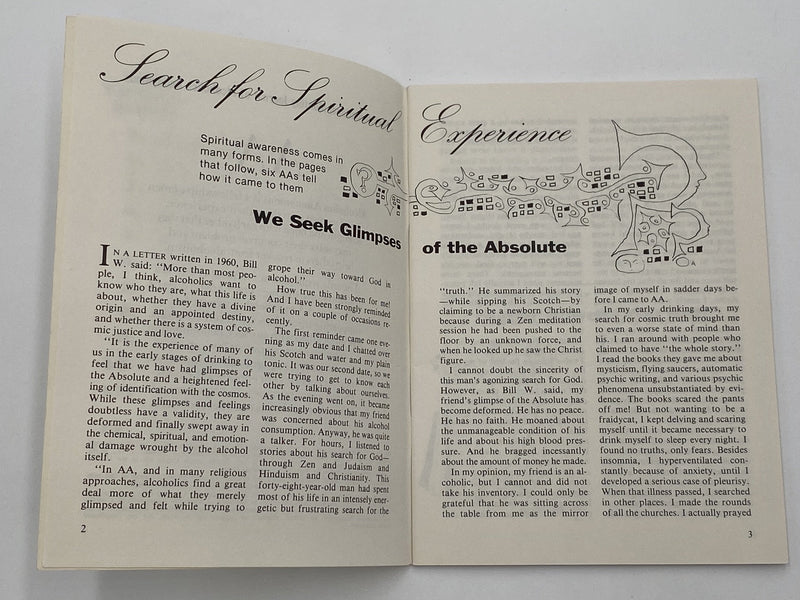AA Grapevine April 1978 - Spiritual Experience Recovery Collectibles
