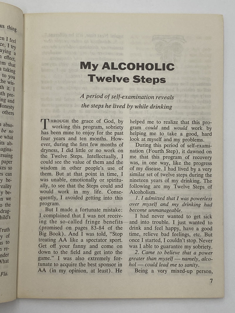 AA Grapevine August 1973 - Truth Recovery Collectibles