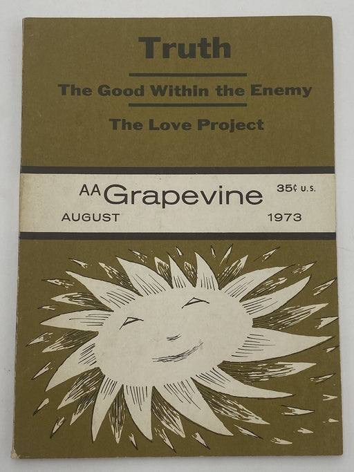AA Grapevine August 1973 - Truth Recovery Collectibles