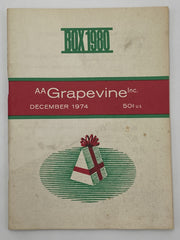 AA Grapevine December 1974 - AA Lingo Recovery Collectibles
