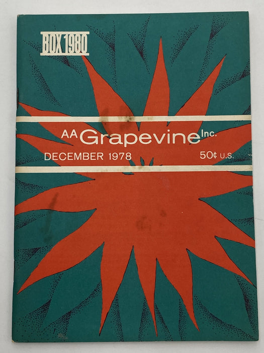 AA Grapevine December 1978 Recovery Collectibles