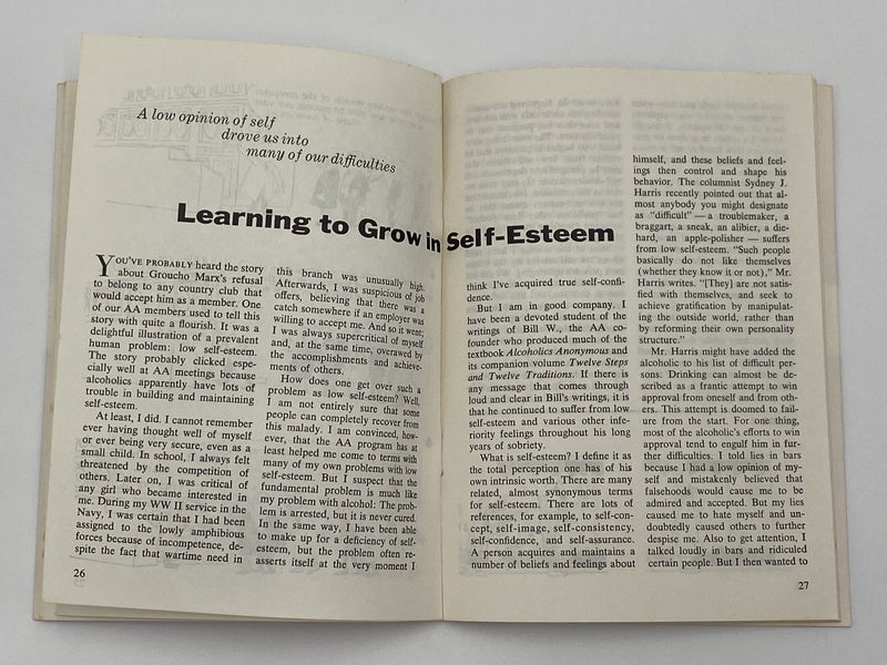 AA Grapevine February 1975 - Self-Esteem Recovery Collectibles
