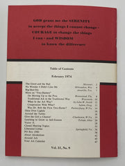AA Grapevine February 1975 - Self-Esteem Recovery Collectibles