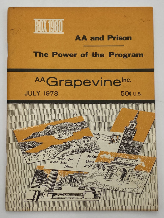 AA Grapevine July 1978 - AA and Prison Recovery Collectibles