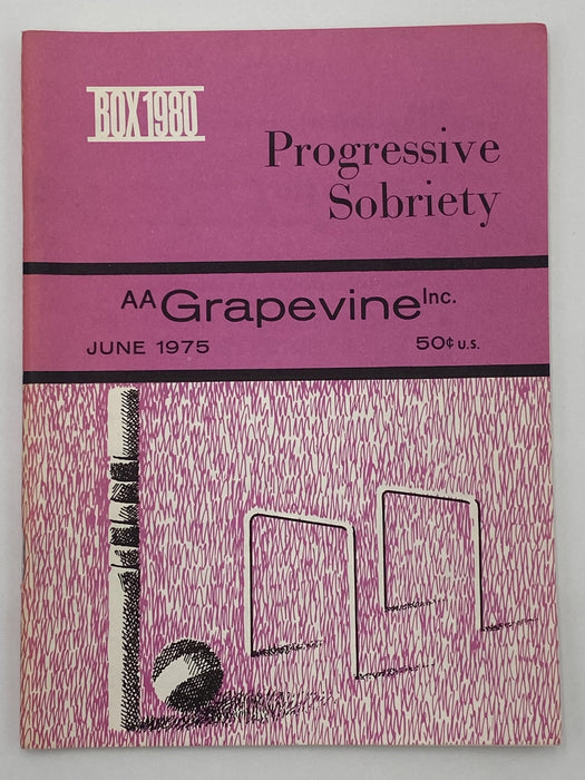 AA Grapevine June 1975 - Progressive Sobriety Recovery Collectibles