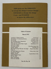 AA Grapevine March 1975 Recovery Collectibles
