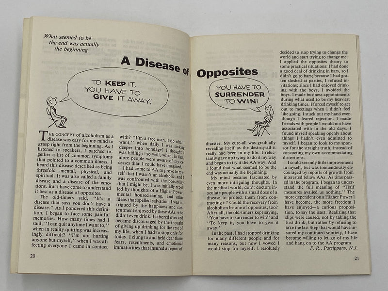 AA Grapevine March 1979 - A Disease of Opposites Recovery Collectibles