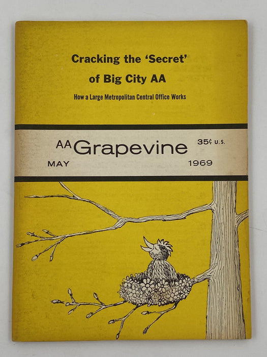 AA Grapevine May 1969 - Cracking the ‘Secret’ of Big City AA Recovery Collectibles