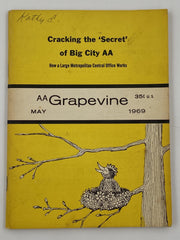 AA Grapevine May 1969 - Cracking the ‘Secret’ of Big City AA Recovery Collectibles