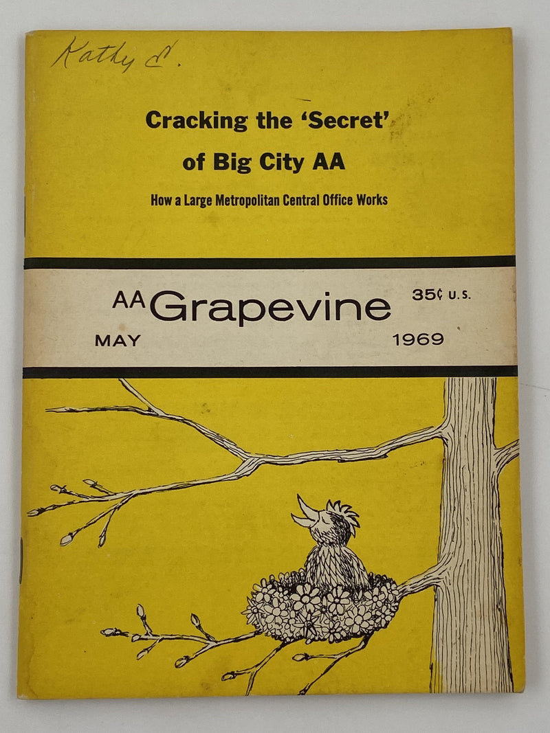 AA Grapevine May 1969 - Cracking the ‘Secret’ of Big City AA Recovery Collectibles