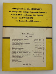 AA Grapevine May 1969 - Cracking the ‘Secret’ of Big City AA Recovery Collectibles