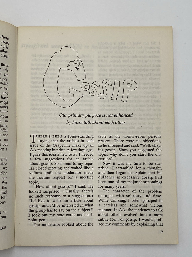 AA Grapevine May 1974 - Because We Need One Another Recovery Collectibles