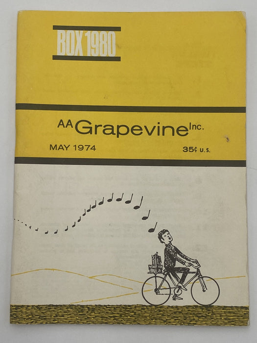 AA Grapevine May 1974 - Gossip Recovery Collectibles