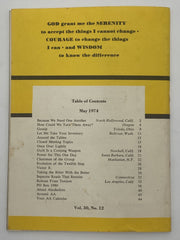 AA Grapevine May 1974 - Let Me Take Your Inventory Recovery Collectibles