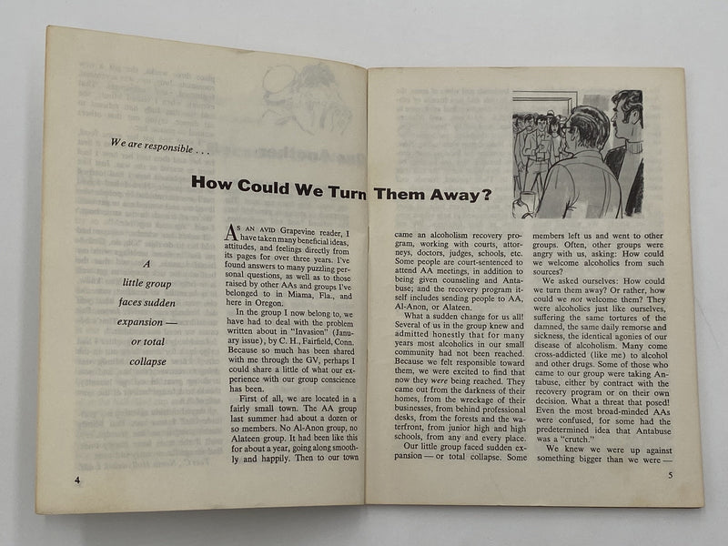 AA Grapevine May 1974 - Power For This One Day Recovery Collectibles