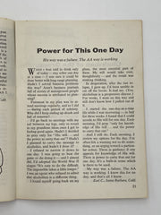 AA Grapevine May 1974 - Power For This One Day Recovery Collectibles