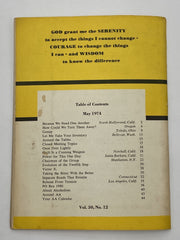 AA Grapevine May 1974 - Power For This One Day Recovery Collectibles