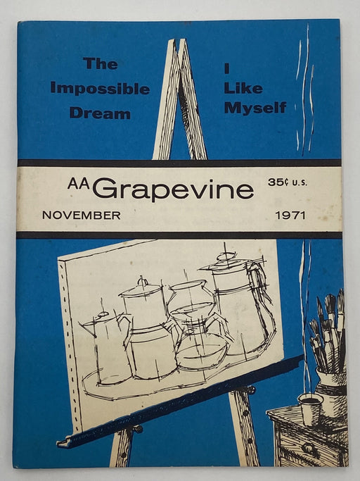 AA Grapevine November 1971 - The First Concept Recovery Collectibles