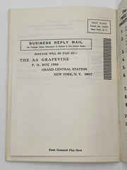 AA Grapevine November 1971 - The First Concept Recovery Collectibles