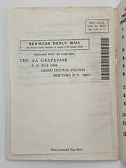 AA Grapevine November 1974 - Classic Grapevine Recovery Collectibles