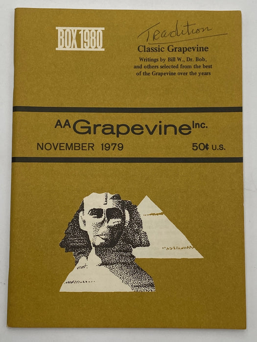 AA Grapevine November 1979 - Classic Grapevine Recovery Collectibles