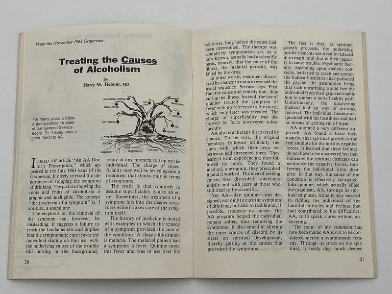 AA Grapevine November 1979 - Classic Grapevine Recovery Collectibles