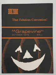 AA Grapevine October 1975 - That Fabulous Convention Recovery Collectibles