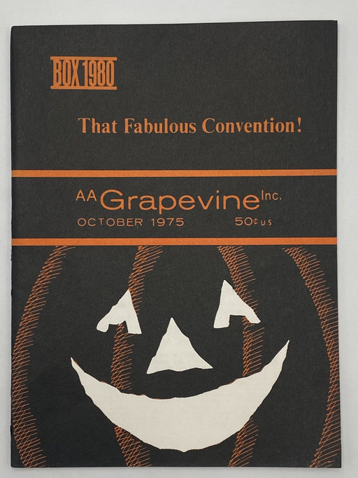 AA Grapevine October 1975 - That Fabulous Convention Recovery Collectibles