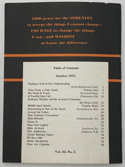 AA Grapevine October 1975 - That Fabulous Convention Recovery Collectibles