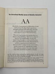 AA Grapevine October 1978 - Being Restored to Sanity Recovery Collectibles