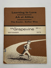 AA Grapevine September 1972 - AA at Attica Recovery Collectibles