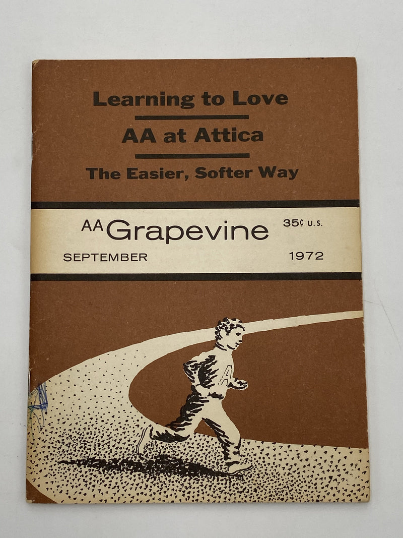 AA Grapevine September 1972 - AA at Attica Recovery Collectibles
