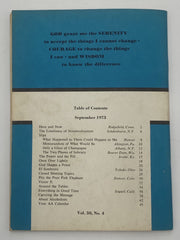AA Grapevine September 1973 - Slips Recovery Collectibles