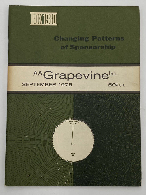 AA Grapevine September 1975 - Changing Patterns of Sponsorship Recovery Collectibles