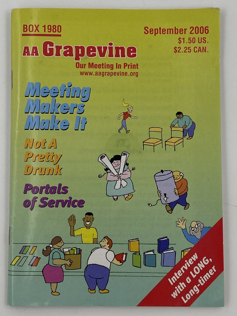 AA Grapevine September 2006 - Interview with Long-timer Chauncey C. Recovery Collectibles