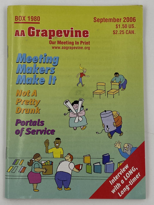 AA Grapevine September 2006 - Interview with Long-timer Chauncey C. Recovery Collectibles