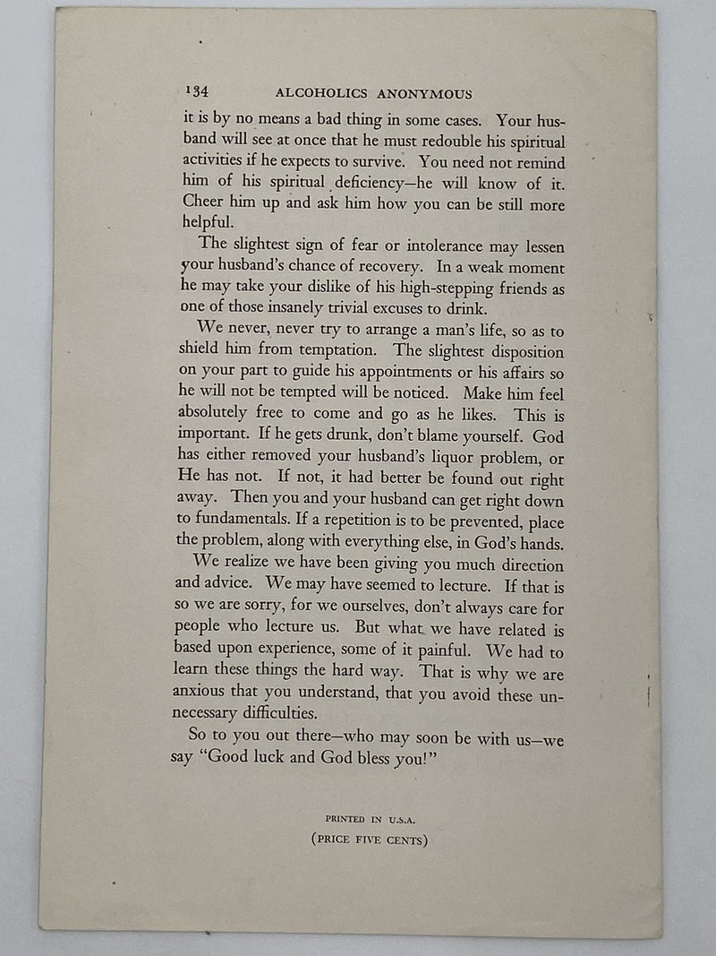 About the Alcoholic Husband - AA Pamphlet Dr. Sucher