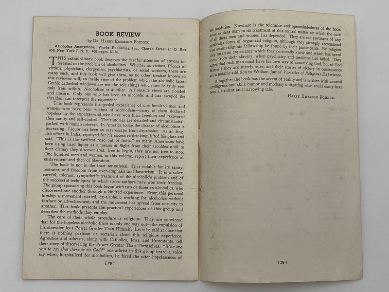 AA Pamphlet from January 1944 Recovery Collectibles