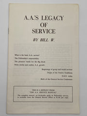 AA’s Legacy of Service Recovery Collectibles