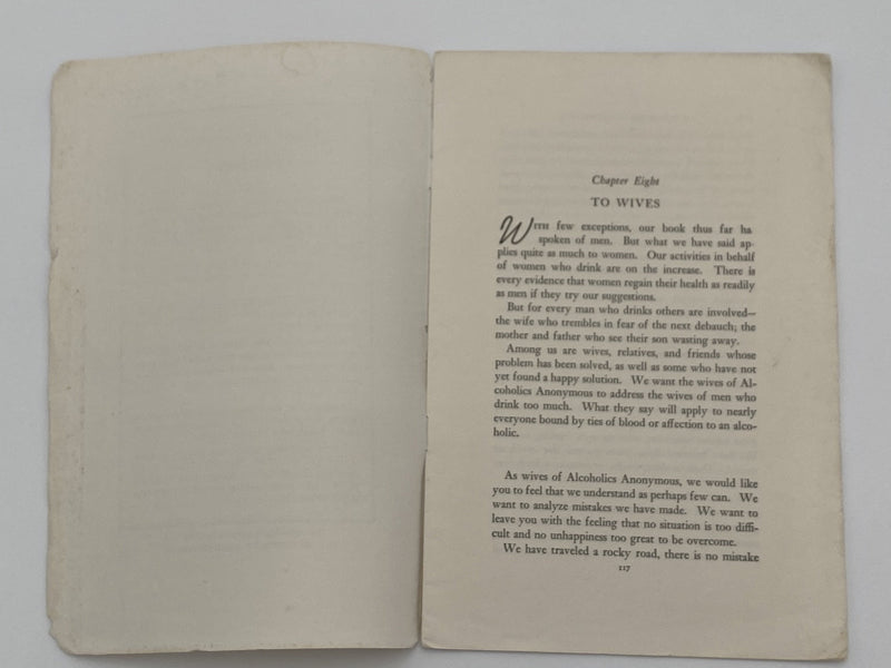 About the Alcoholic Husband - the chapter To Wives Recovery Collectibles