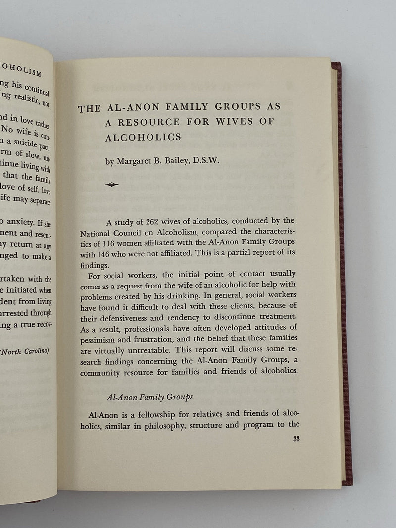 Al-Anon Faces Alcoholism 3rd Printing - 1971 Recovery Collectibles
