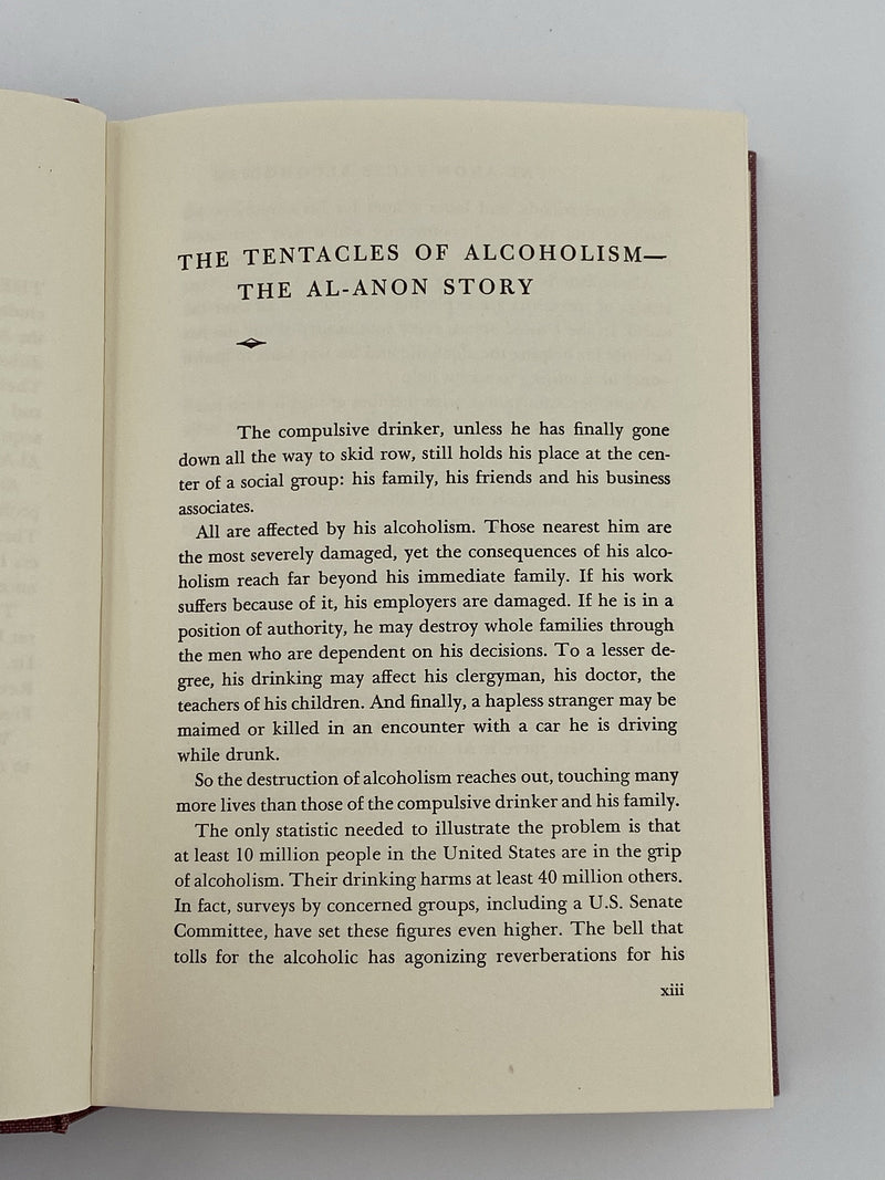 Al-Anon Faces Alcoholism Fourth Printing - 1973 - ODJ Recovery Collectibles