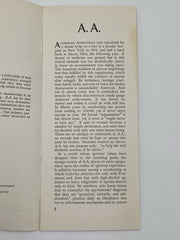 Alcoholics Anonymous - A Uniquely American Phenomenon - Pamphlet Recovery Collectibles