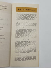 Alcoholics Anonymous: Helpful Ally in Coping with Alcoholism - 1964 Recovery Collectibles