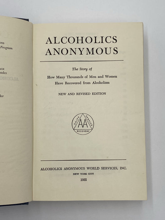 Alcoholics Anonymous 2nd Edition 14th Printing 1973 - ODJ Recovery Collectibles